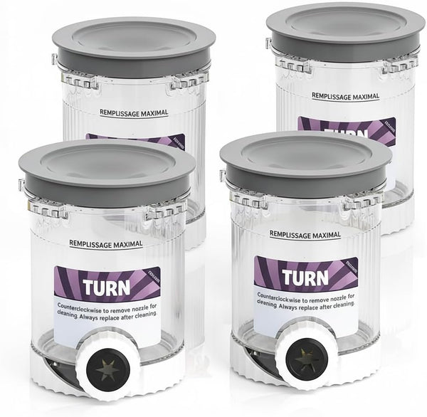 4 Pack Creami Swirl Pints and Lids for Ninja NC700 NC701 Series
