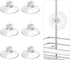 YeeBeny 6Pcs Shower Caddy Connectors - Heavy Strength Suction Cups for Bathroom, Compatible with Zenna Home