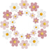 18 Pcs Flower Refrigerator Magnets, Cute Pink Refrigerator Magnets for Whiteboard, Girls Locker Magnets