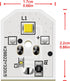 WR55X11132 WR55X25754 LED Light for GE Refrigerator, Replaces WR55X30602, No Cover Included