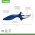 Tovolo Ice Cream Scoop Stratus Blue Dishwasher Safe Heavy Duty Ice Cream Scooper with Elevated Tilt Up Design, Heat