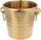 NOLITOY 1pc Insulated Ice Bucket Cooler Bag with Lids, Round Metal Drink Tub for Bar Accessories & Gatherings
