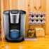 Adhesive Wall Mounted 12 Slot Coffee Pod Holder - Space Saving Organizer Rack Compatible with K Cups for Kitchen
