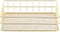Wire Mesh Basket, Golden Desktop Metal Storage Tray for Home Cosmetic Stationery (9.6 x 6.5 x 2.6in)