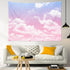 HVEST Pink Cloud Tapestry Pink and Purple Cloud Nature Landscape Tapestry for Bedroom, Abstract Tapestry for Living Room Girl Dorm Wall Decor, 60W X 40H inches