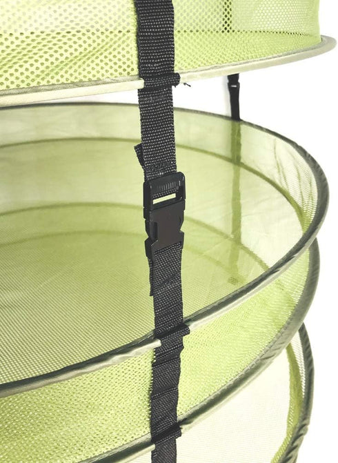 2 (2 HORTIPOTS Hanging Drying Racks FT Mesh Herb Dryer for Herbs and Clothes FT Diameter, Green)