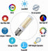 E17 LED Bulb,80W Halogen Bulb Equivalent,Dimmable 8W,800Lm, AC120V, for Microwave Oven Over Stove Appliance,E17 LED Warm White 3000K(Pack of 2)