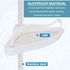 Corner Shower Caddy Tension Pole, Rustproof Organizer with 4 Adjustable Shelves for Inside Shower, 40"-120" White