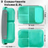 FITHOME Leakproof Bento Box with Compartments, Reusable Lunch Box for Adults, Perfect Size for Work Meal