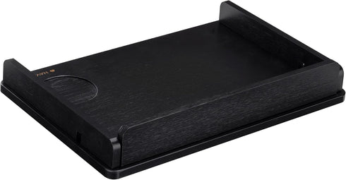 Navaris Clip-on Bedside Shelf - Clamping Hanging Bamboo Shelf for Bed Frame