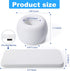 Dersyer 3 Pack 1 Pack Countertop, Mini Ceramic Toothbrush Holder Stand with Water Absorbing Stone for Bathroom Vanity
