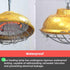 LEWINHOOK lamp300 Chicken Coop Heater Inside Coop heat Watt Two-Stage Temperature Brooder Heater for Chicks