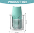 Countertop (2 Pack) Bathroom Cup Dispenser,Small Disposable Paper Cup Holder,Compact Mouthwash Cups Holder PC Cup