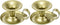 PATIKIL Set of 2 Retro Iron Taper Candle Holders, Gold Simple Candlestick Stand for Halloween & Wedding Decor