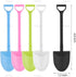 AUEAR, 100 Pack Colorful Mini Shovel Shape Spoons Disposable Plastic Ice Cream Dessert Shovel Spoon