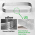 Guowall Stainless Steel Cake Ring, Multi Shaped Pastry Food Ring, Nonstick DIY Baking Tools - 8pcs