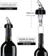 '-1 oz 30 mL) Set 6,Pour Automatic Measured Bottle Pourer (about of Spouts for Liquor Bottles with Dust Caps,Measure