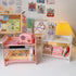 2-Tier Pink Desktop Rack, Multifunctional Cosmetic Stationery Storage Holder for Skincare, Office, Kitchen