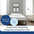 Cosy House Collection Luxury Mattress Protector - Twin White, Rayon from Bamboo, Ultra Soft Comfort, College Dorm