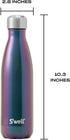 S’well Stainless Steel 17oz Water Bottle, Supernova Design, Triple-Layer Vacuum Insulation for Cold & Hot Drinks