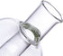 2 1 ELETON in Glass Oil and Vinegar Bottle Borosilicate Cruet with Triple-Bubble Inner Chamber, Dual Dispenser