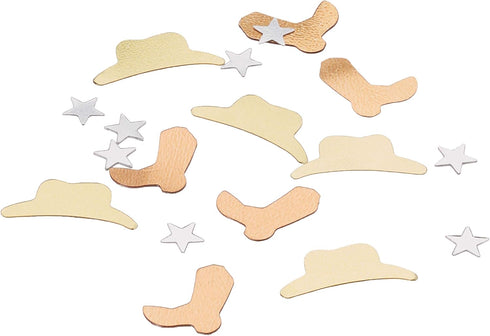 Fanci-Fetti Western Icons Party Accessory, 1 oz (Copper, Gold, Silver)