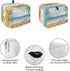 Toaster Dust Cover with Pockets, Watercolor Style Beach Coconut Tree Flip Flops Soft Washable 4 Slice Toaster Cover, Dust-proof Cover for Small Appliance Cover and Fingerprint Protection