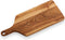 Wooden Cutting Board for Kitchen, Acacia Wood, 16 x 7 Inches, Handmade Serving Board for Vegetables and Cheese