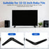 DOITOOL 2 32 40 49 50 55 Inch, Pcs TV Legs Base Stand Compatible for Roku TV Table Holder Stand Mount Brackets