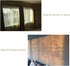 Ufurty 2 Pieces Willow Window Curtain Voile Tulle Panel Drapes, Green Color, Sheer Gauze for Living Room, Bedroom,