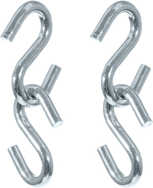 Paracord Planet - 4 Packs S Shaped Hooks, 3/8 Inch Thick, 3 Inches Long