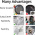 10PCS Rags Dishwash Cleaning Wire Dishcloth, Non-Scratch Kitchen Washcloths for Washing Dishes, Double Layer