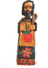 Altiplano Medium San Pasqual Kitchen Saint - 8" Tall Hand Carved, Made in Guatemala