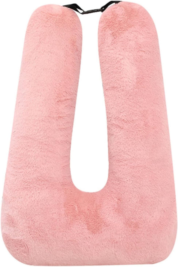 Kids Travel Pillow, Car Pillow with Lining, Neck and Head Support Cushion