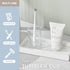 Bathroom Glass Cup, Aomasi Transparent Toothbrush & Toothpaste Holder, Mouthwash Tumbler Cup Drinking Mug Glassware