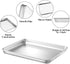 Baking Sheet with Rack Set - 2 Pans + 2 Racks, Wildone Stainless Steel Cookie Sheet with Cooling Rack