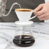 Restaurantware Restpresso 10 Ounce Coffee Dripper, Reusable Coffee Cone with Drip Hole, White Ceramic Pour Over
