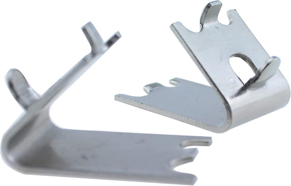8PCS Heavy Duty Stainless Steel Freezer Cooler Shelf Support Clips for Refrigerator Shelf Replacement