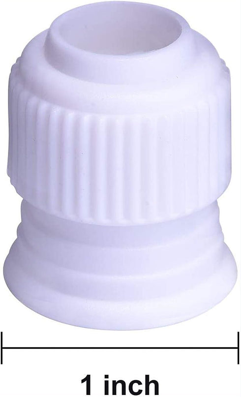 Shappy 30 Pieces Coupler Piping Bag, Plastic Standard Couplers for Cake Decorating Pipe Tip for Frosting