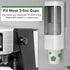 Cup Dispenser, Pull Type Water Cooler Cup Holder for 3oz-5oz Small Cups, Wall Mount Bathroom Disposable Mouthwash