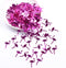 Flamingo Confetti Party Decorations - Pink Glitter Table Confetti for Summer Hawaiian Luau Birthday Decor Favor