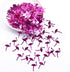 Flamingo Confetti Party Decorations - Pink Glitter Table Confetti for Summer Hawaiian Luau Birthday Decor Favor