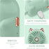 QearFun Handheld Fan, Portable Mini Hand Held Fan with USB Rechargeable Battery, 3 Speed Personal Desk Fan, 8-12 Hours