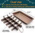 Non Stick Brownie Pan with Dividers, High Carbon Steel Baking Pan, Makes 18 Pre-cut Brownies All at Once