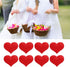 Heart Shape Decor, 500pcs/pack Red Heart Shape Petals Confetti Sponge Scatter for Wedding Party Decorations