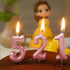 1st Birthday Candle, Happy Birthday Number One Candles for Cake Topper Decoration for Kids and Adults, Numeral 1