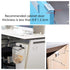YRDGRG 9.3 5.9'') Metal Trash Bag Holder for Kitchen,Office,Dorm Room,Hanging Trash Can, Under Cabinet Hanger