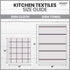 AMOUR INFINI Cotton Kitchen Dish Cloths Set of 8 - Highly Absorbent, Soft Terry Cleaning Cloths (Turquoise)
