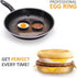 Yevior 4 Pack Egg Rings, Round Egg Cooker Rings for Frying, Shaping Cooking Eggs, Kitchen Gadgets