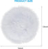 Molain Faux Fur Chair Pad - 12 inch Round Soft Fluffy Seat Cushion Pad Carpet Mat for Couch Pad, Jewelry Photographing